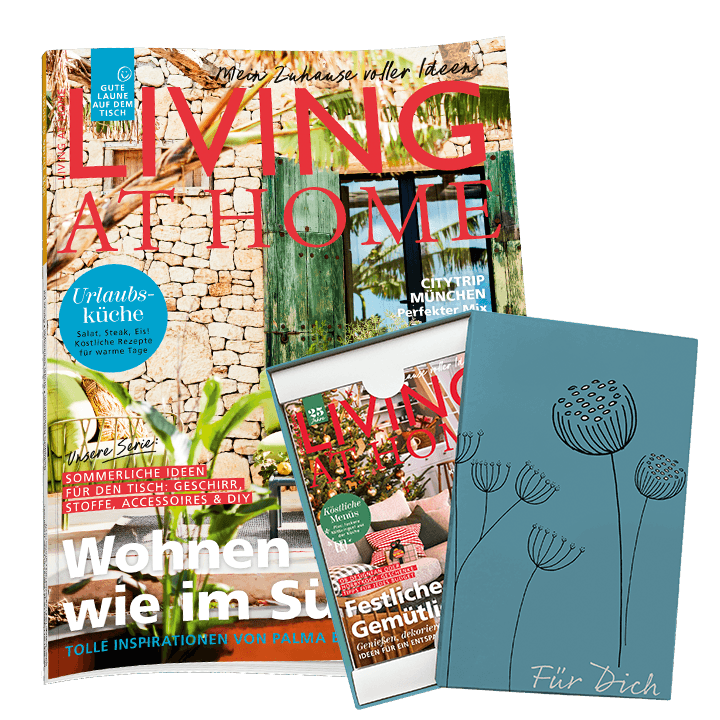 Living at Home Geschenkabo mit Geschenkbox