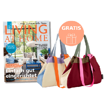 Living at Home – 12 Ausgaben + Tasche gratis