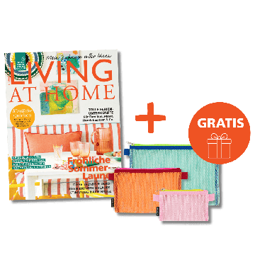 Living at Home – 6 Ausgaben + Mesh-Bag Set geschenkt