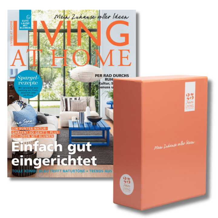 Living at Home Premium-Paket &ndash; 12 Ausgaben f&uuml;r mich + Sammelschuber