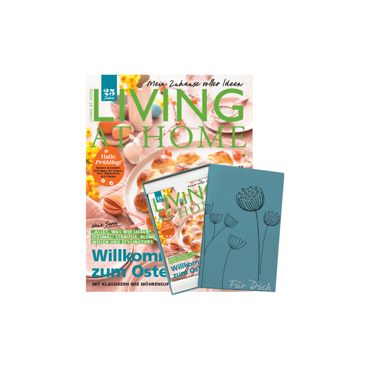 Living at Home Geschenkabo mit Geschenkbox