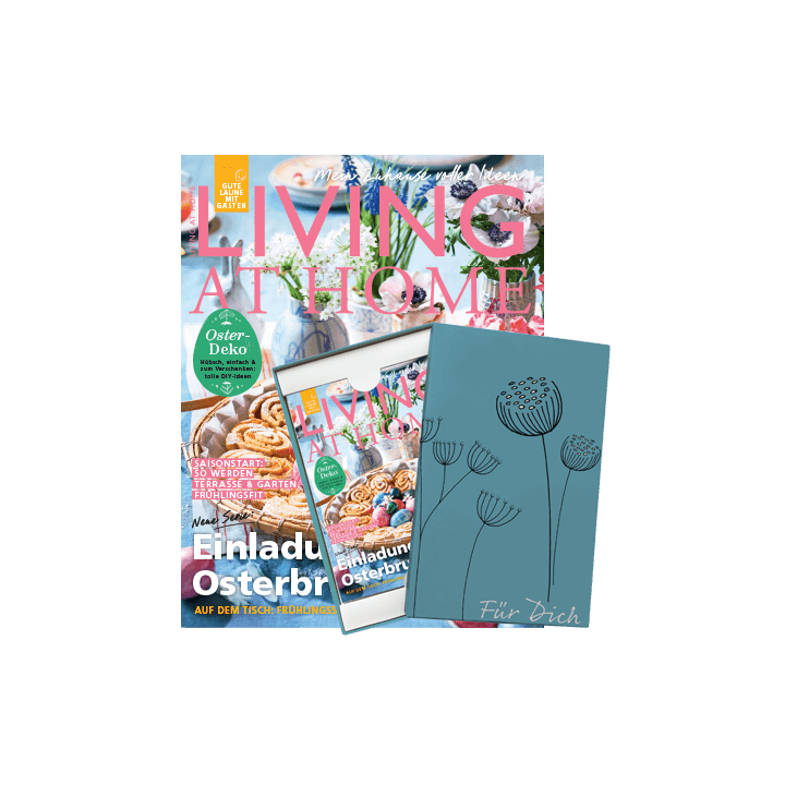 Living at Home Geschenkabo mit Geschenkbox